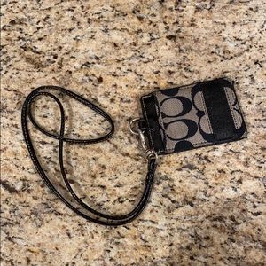 Coach lanyard